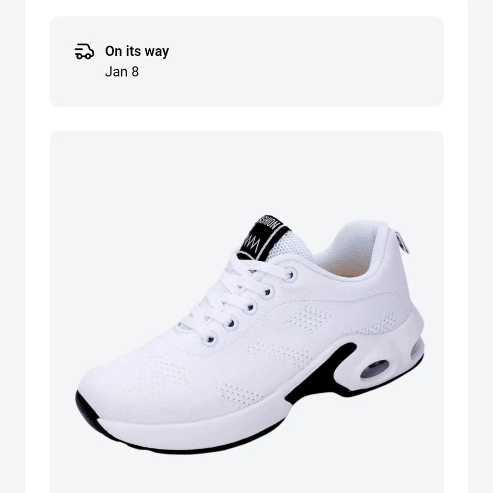 Stylish White Women's Sneakers